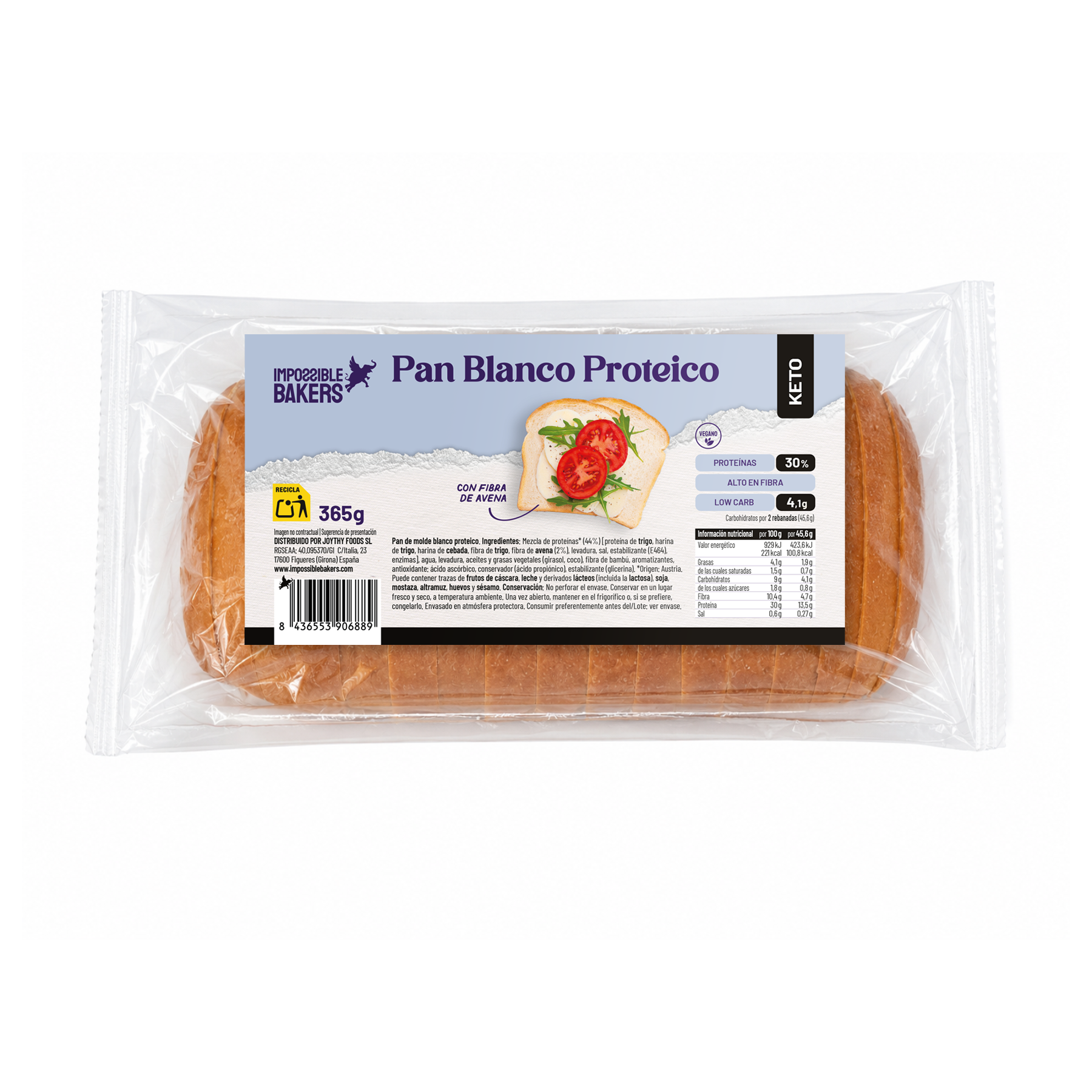 White Protein Bread