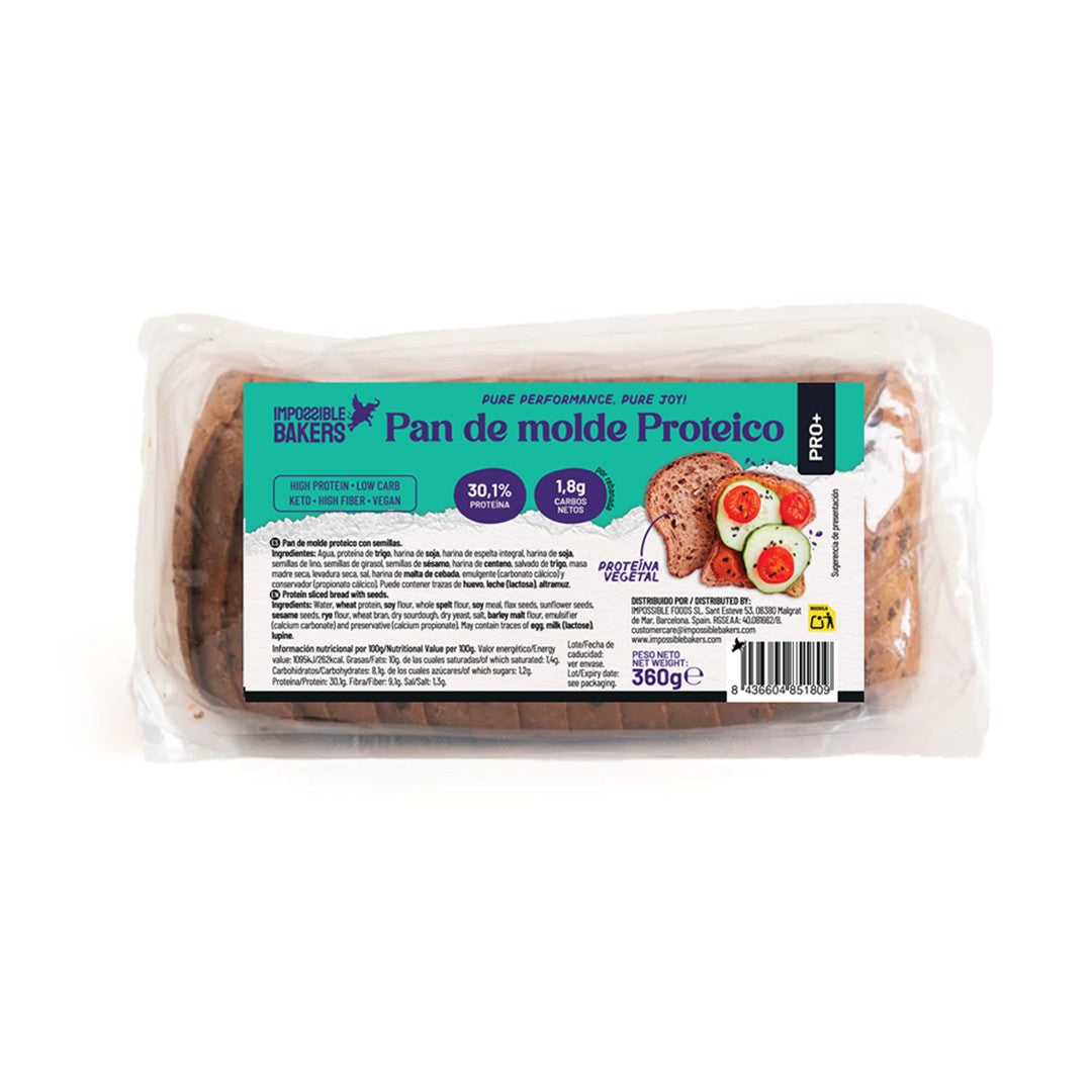 Protein Sliced ​​Bread with Seeds